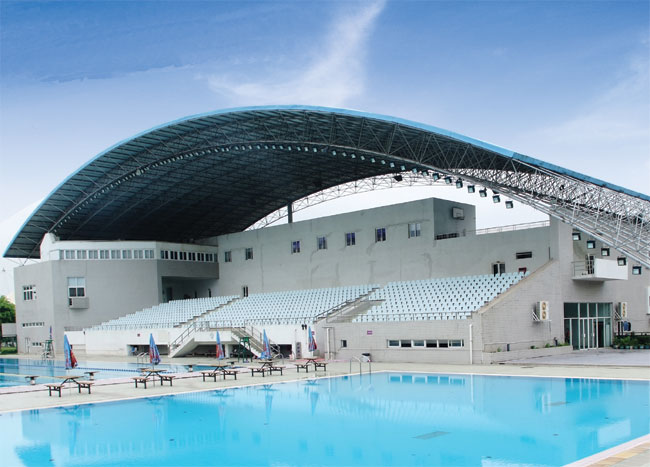 崇州游泳馆网架